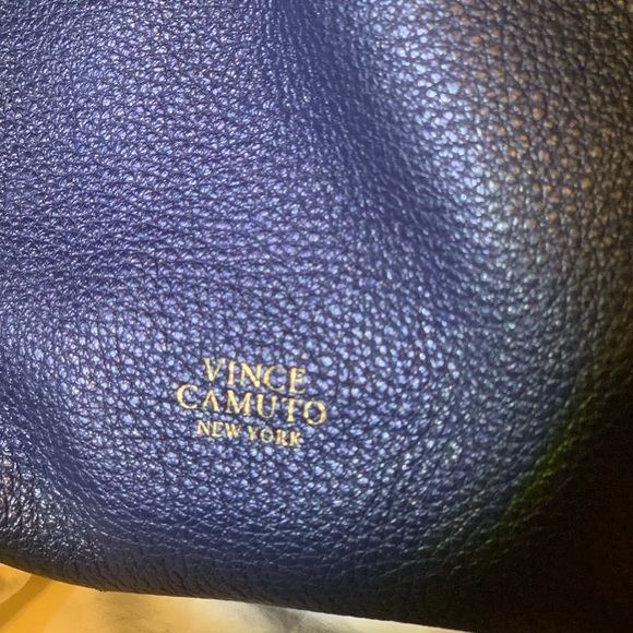 Vince camuto navy blue hobo leather bag - Picture 2 of 15